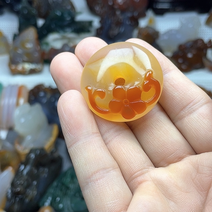 玛瑙/玉髓未镶嵌饰品