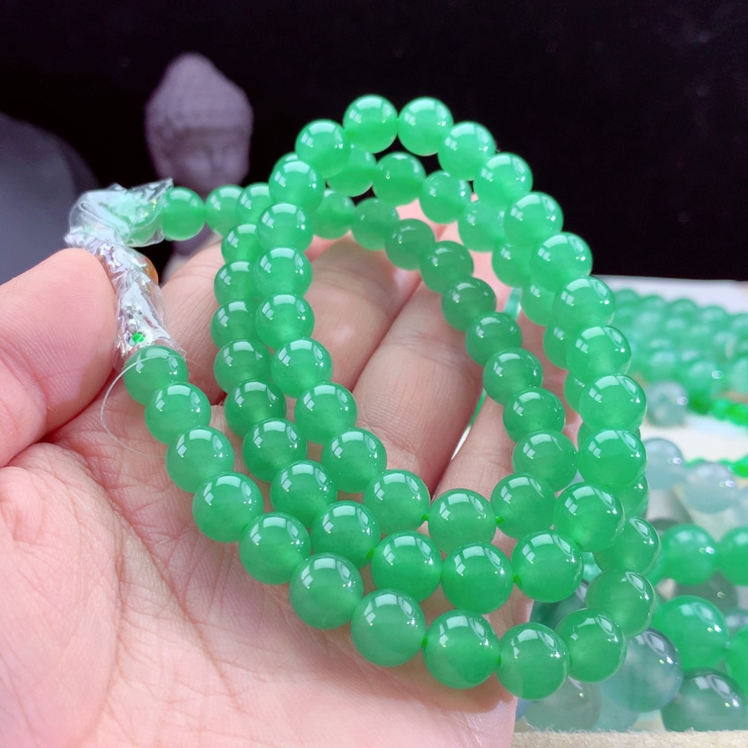 翡翠手链未镶嵌卡9.2