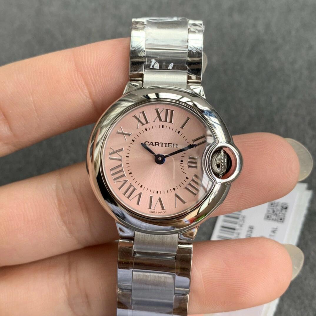 99新 Cartier/卡地亚 蓝气球粉盘33盘