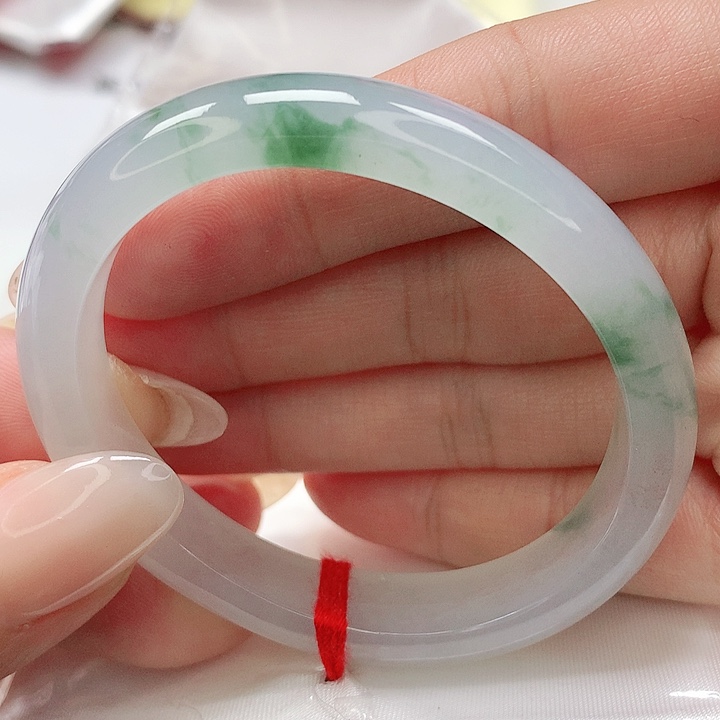 翡翠手镯未镶嵌懒*缅甸天然A货翡翠