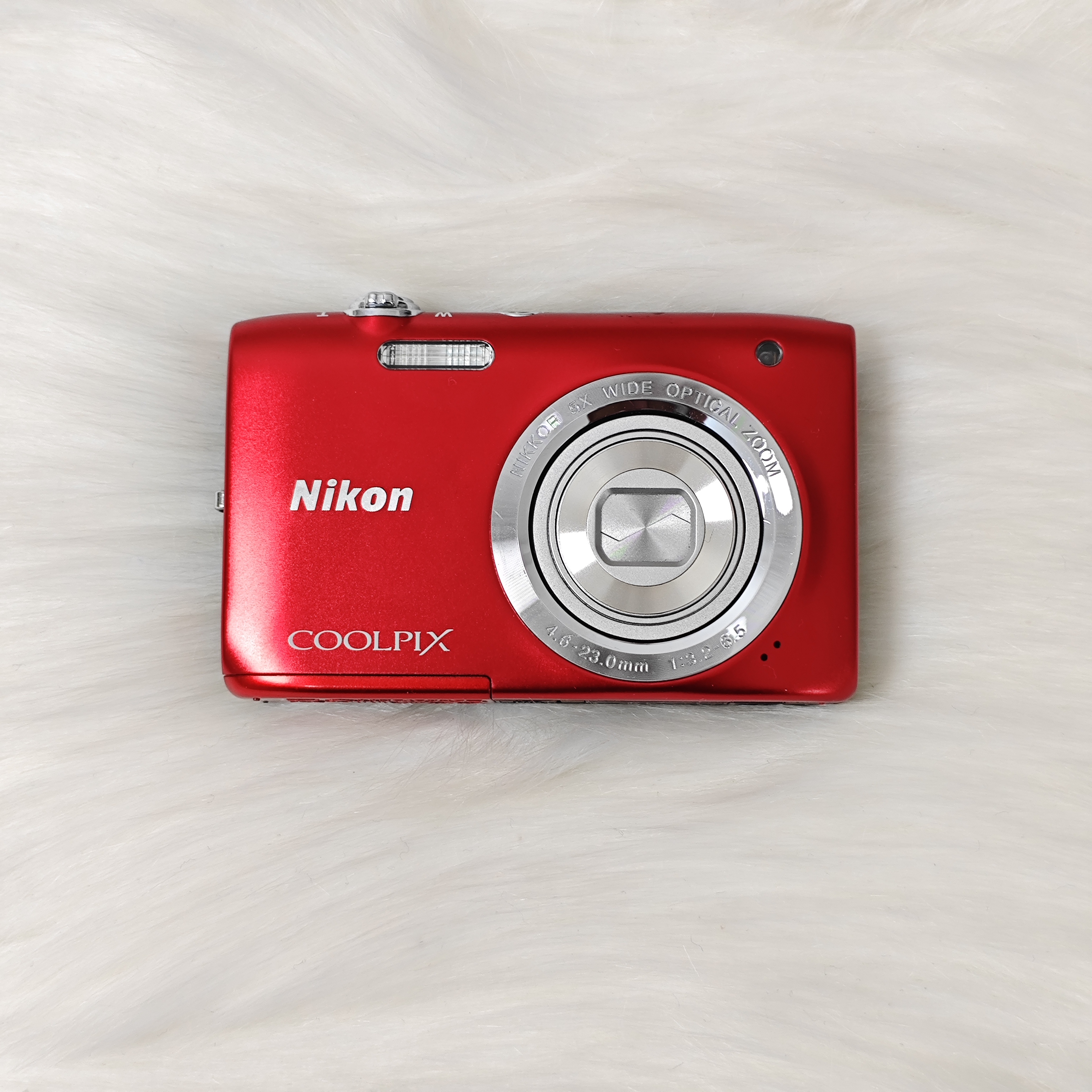 9新 Nikon/尼康 s2800 红色 瑕疵机 配件齐全