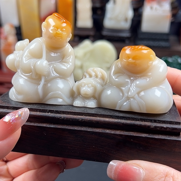 寿山石结晶汶洋石