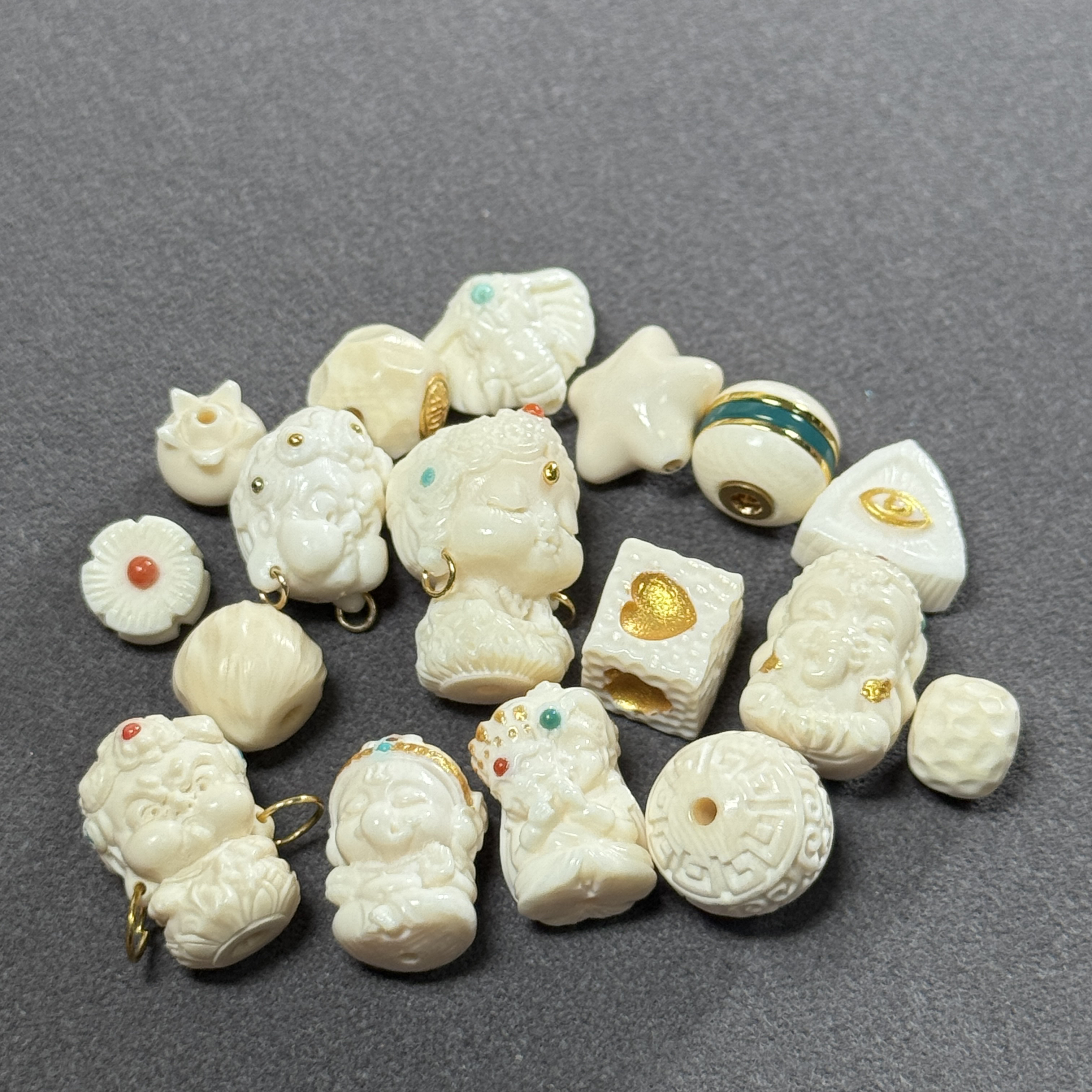 猛犸雕刻合集（多样性发一单颗）