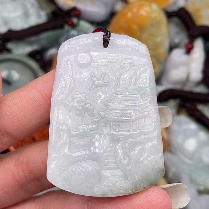 颈饰未镶嵌翡翠翡翠