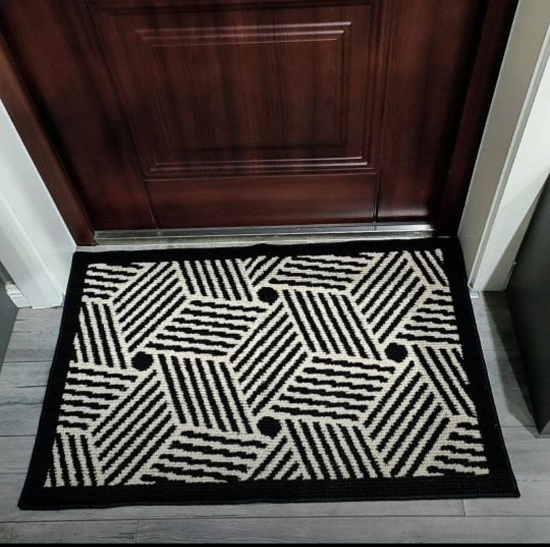 48针丙纶步步高升入户门玄关门口复古地垫厨房防油防滑地毯卧室垫