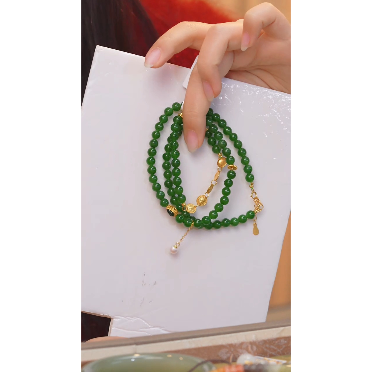 和田玉项链卡6 @@N7093