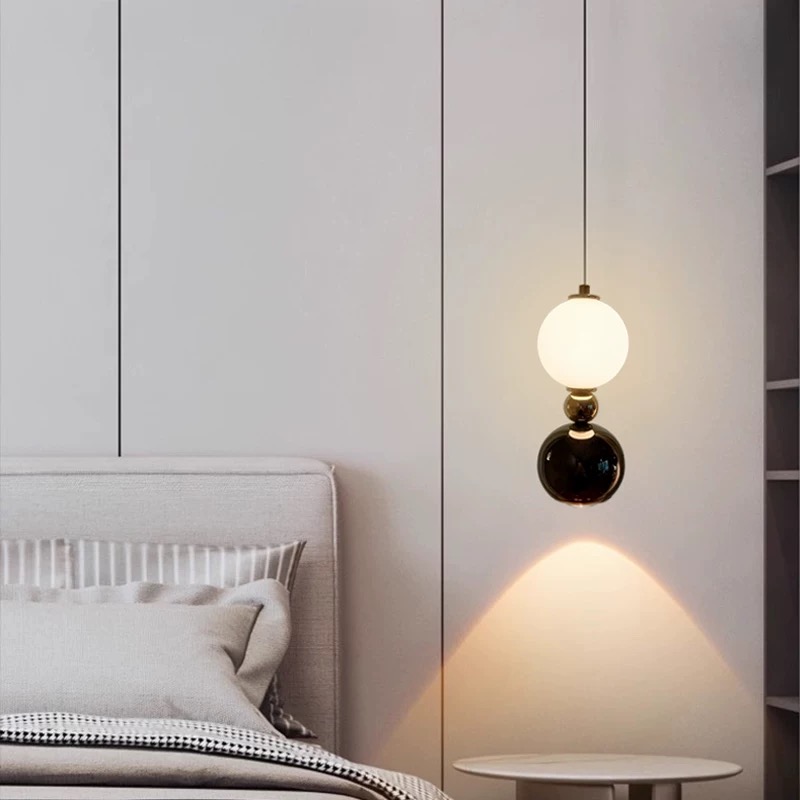 2025年新款升降卧室床头吊灯现代极简玄关吧台背景墙高级感吊线灯
