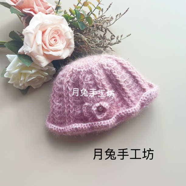 月兔手工坊12儿童秋冬帽纯手工diy钩针编织毛线团