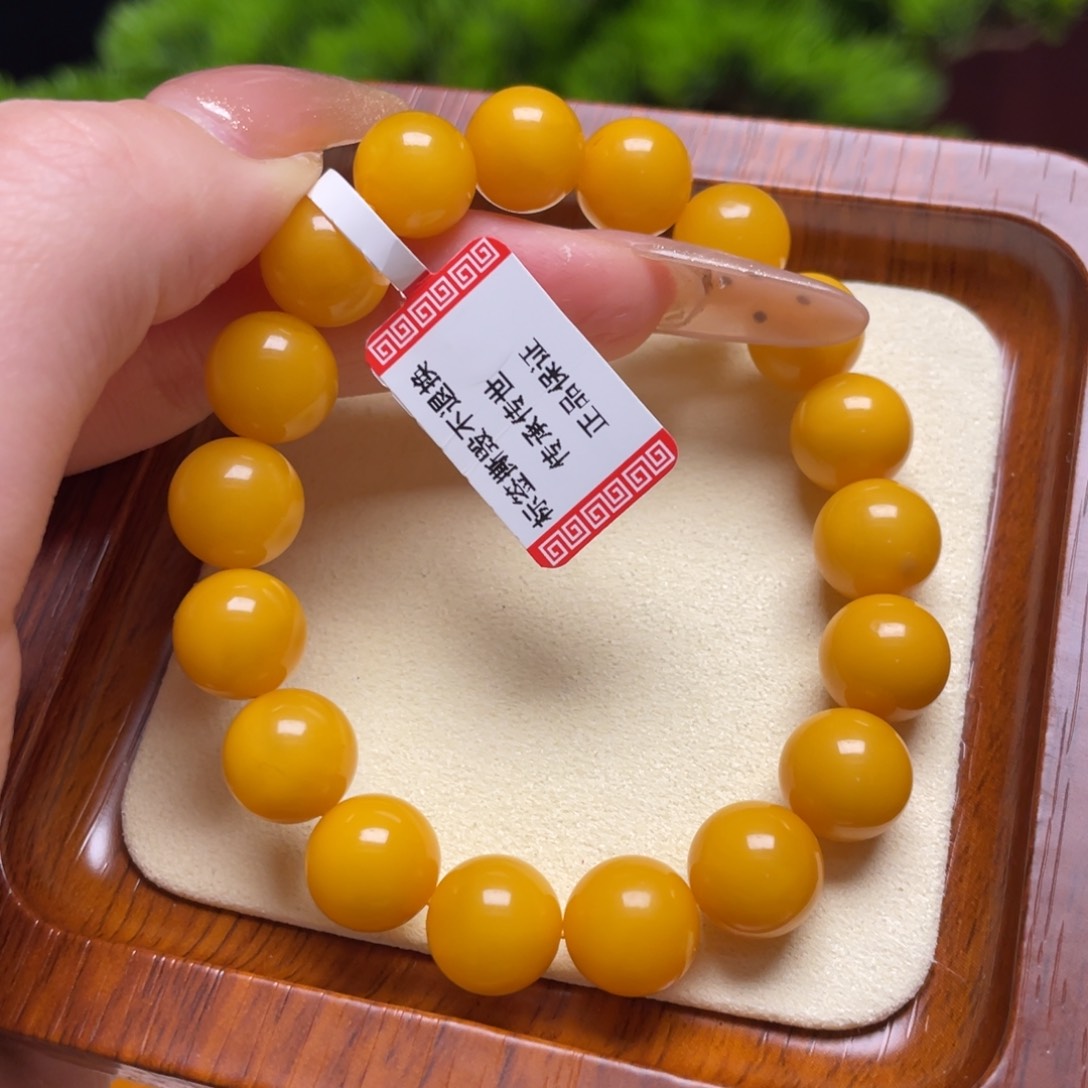 蜜蜡手链未镶嵌手串