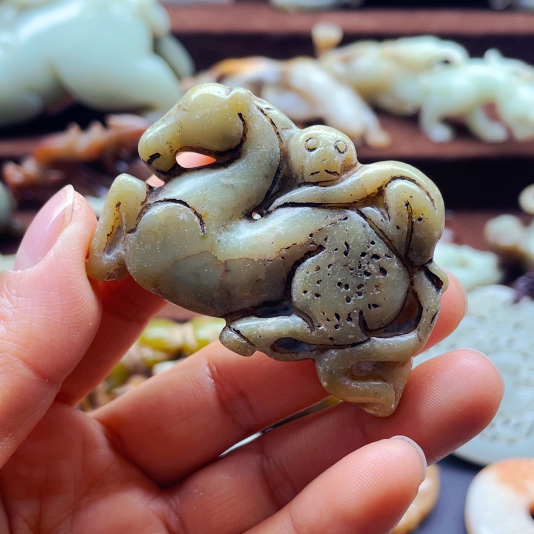 吊坠白玉菩提摆件