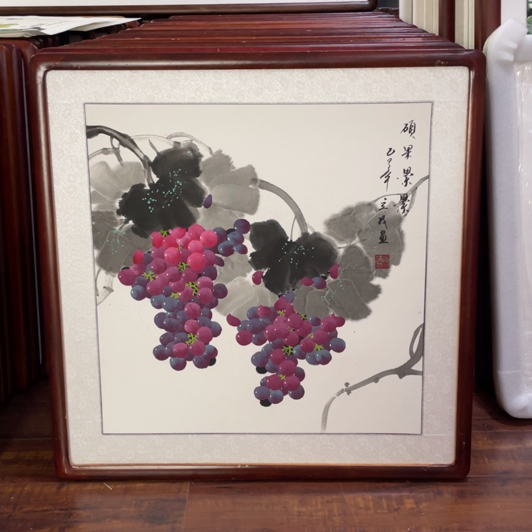 国画带框尺寸63*63厘米