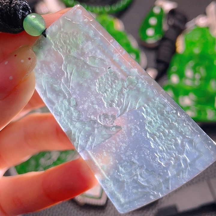 翡翠颈饰未镶嵌07，