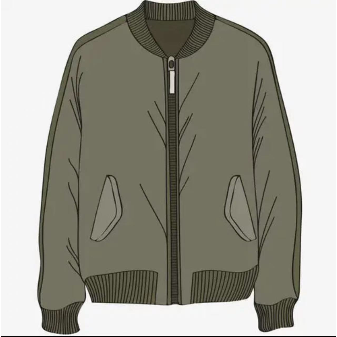 【鸡仔推荐】男士黑色休闲拉链棉服外套N240