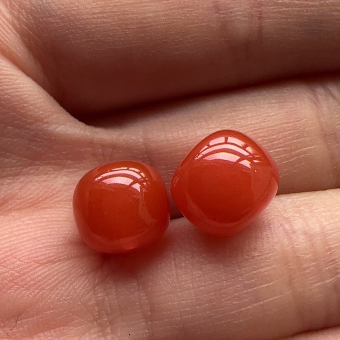 南红玛瑙原矿南红9mm未镶嵌