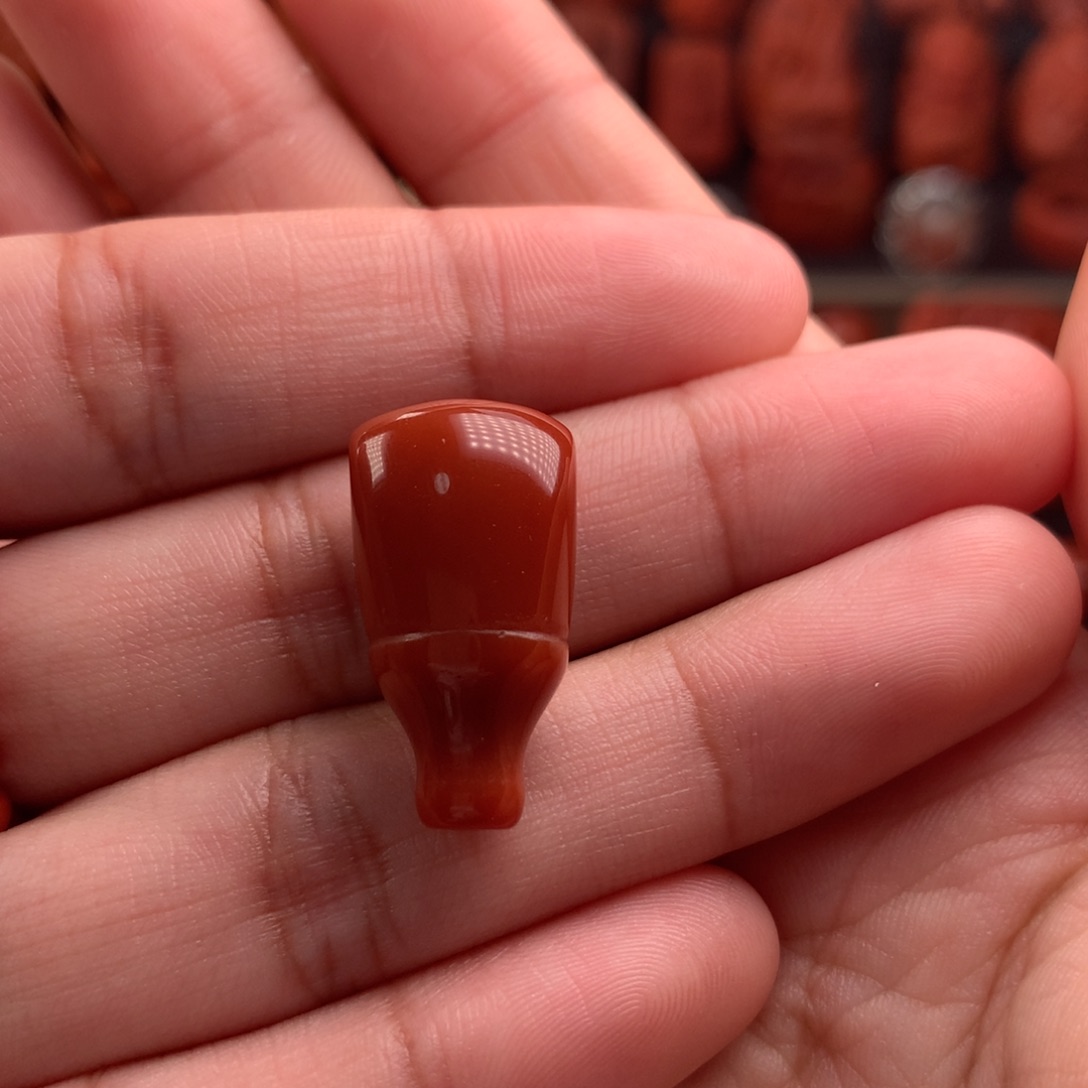 南红玛瑙精工三通12+未镶嵌