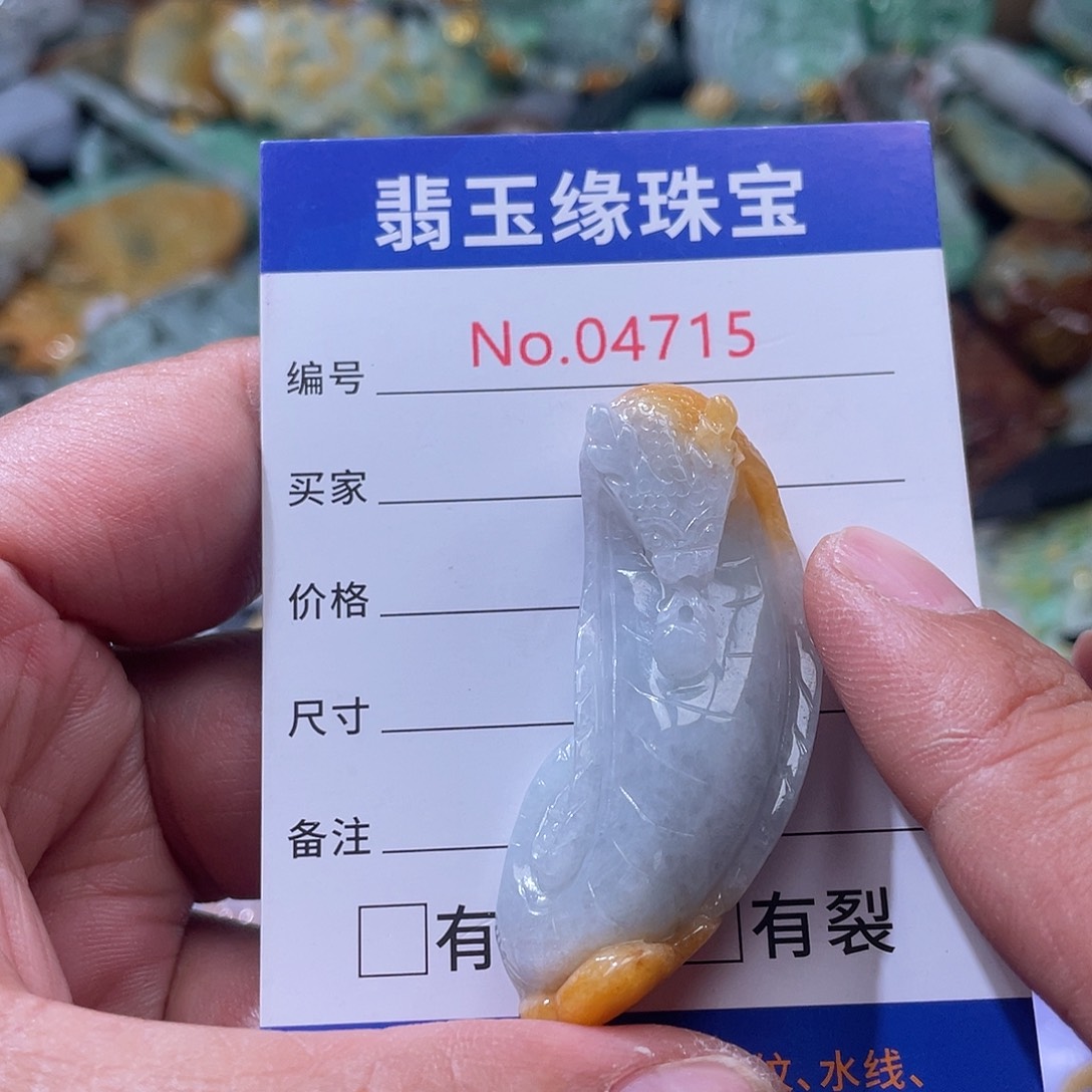 翡翠未镶嵌颈饰翡玉缘翡翠