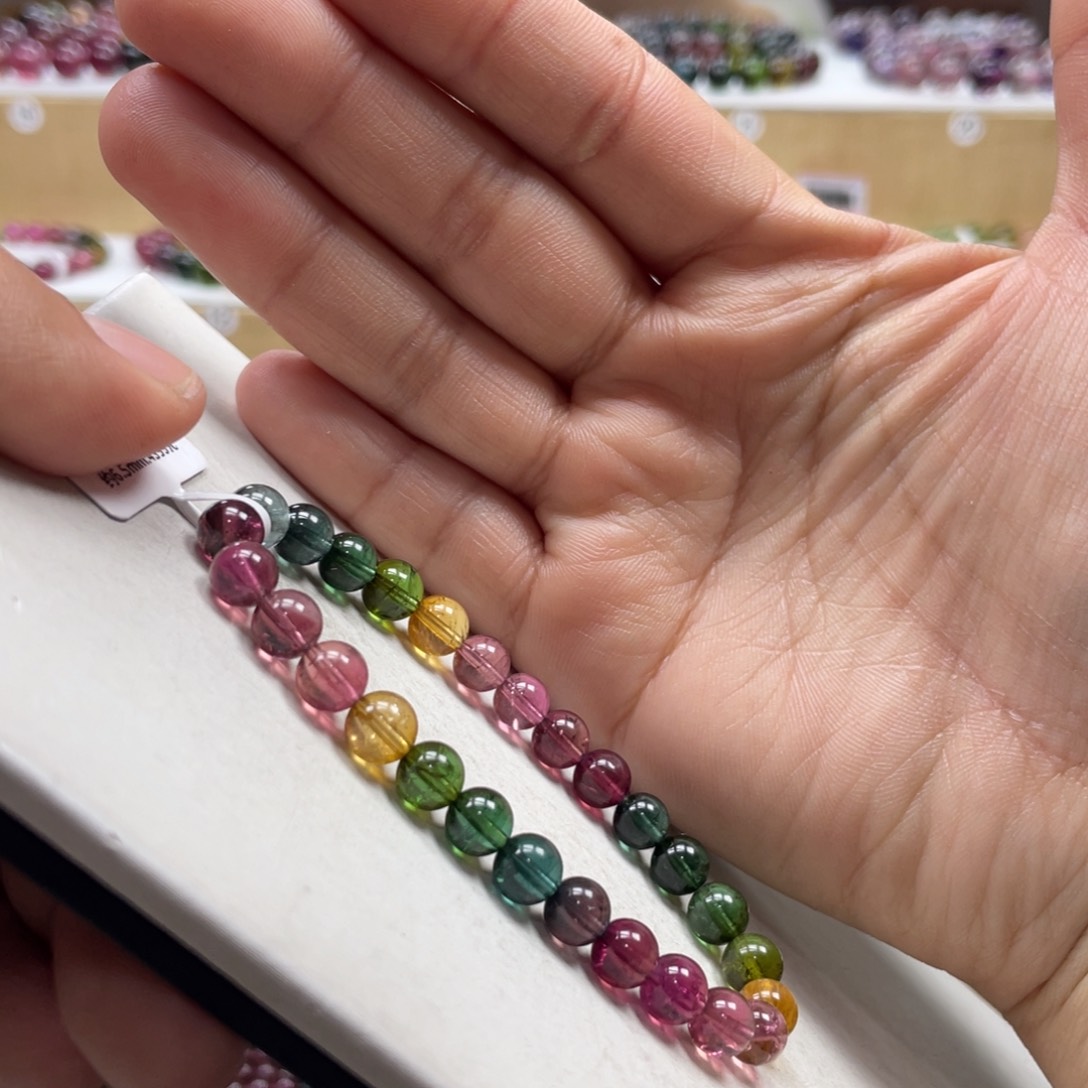 碧玺手串未镶嵌6.5mmmmmmmmmmmmmmmmmm