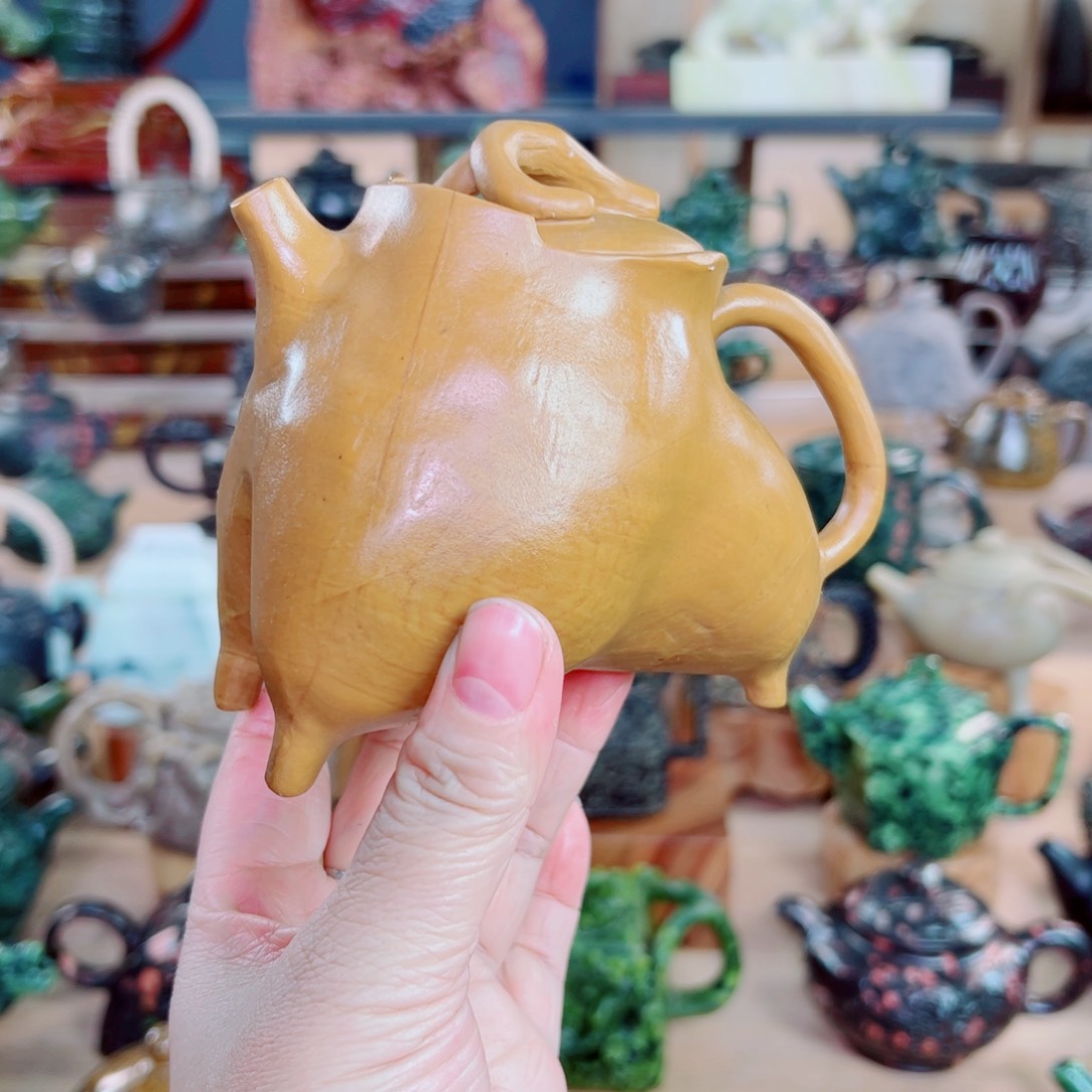 天然石材手工雕刻荷*