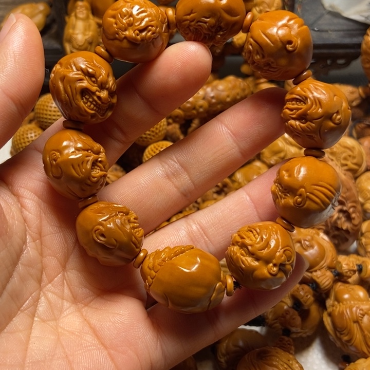 【闪购商品】橄榄核手串/手链不****！恶僧手串