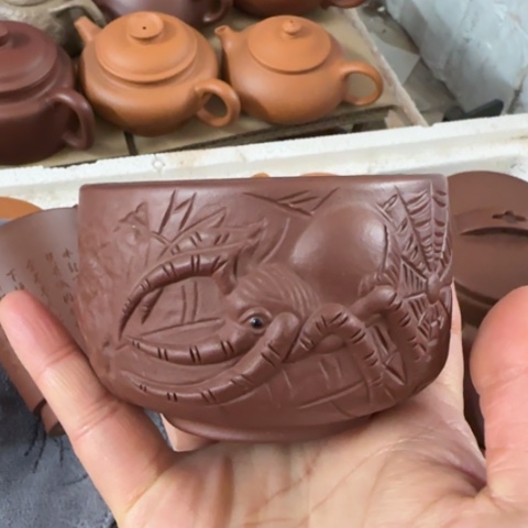 紫砂茶壶用****2底槽清主人杯