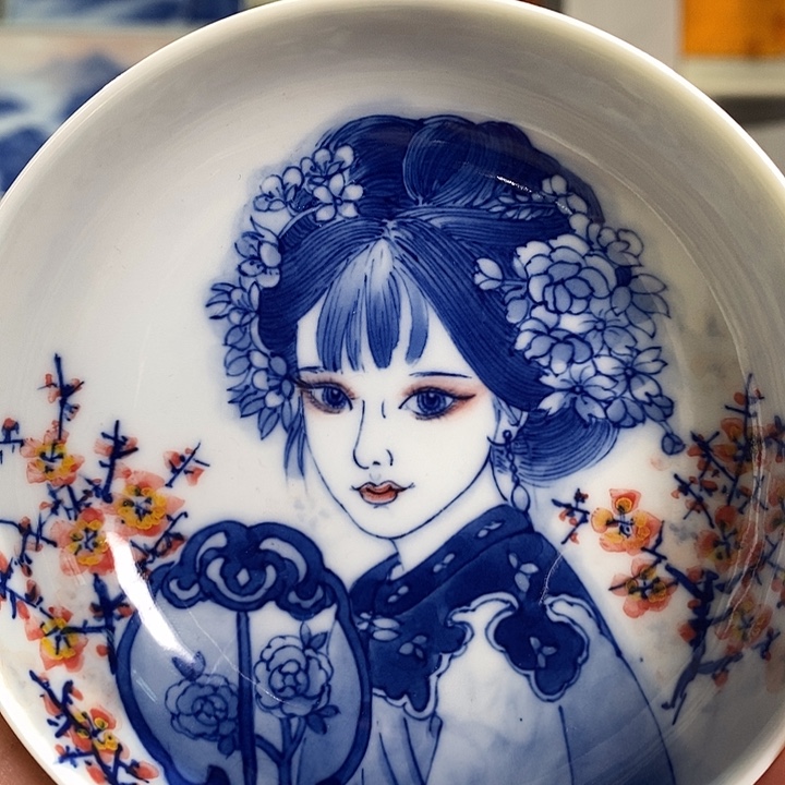 杯景德镇手工手绘陶瓷，高亮兴老师作品