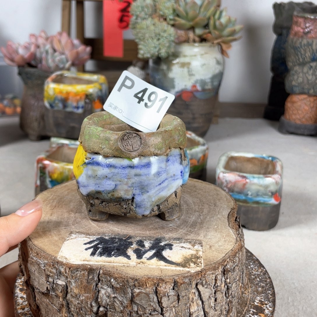 紫砂花盆开播福利 陶瓷花盆