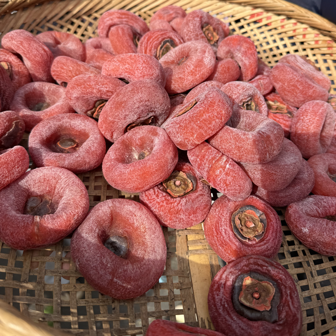 农家日晒无熏无硫柿子干