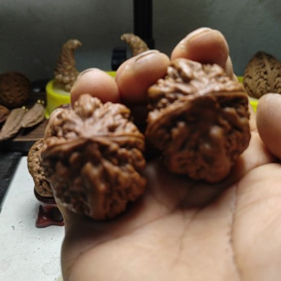 劳***山文玩核桃把件东北野生文玩核桃