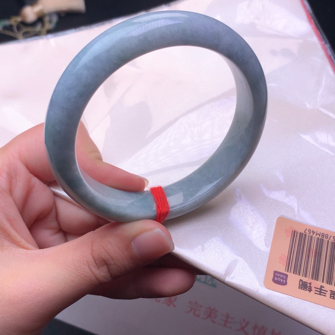 翡翠手镯未镶嵌6号58.7