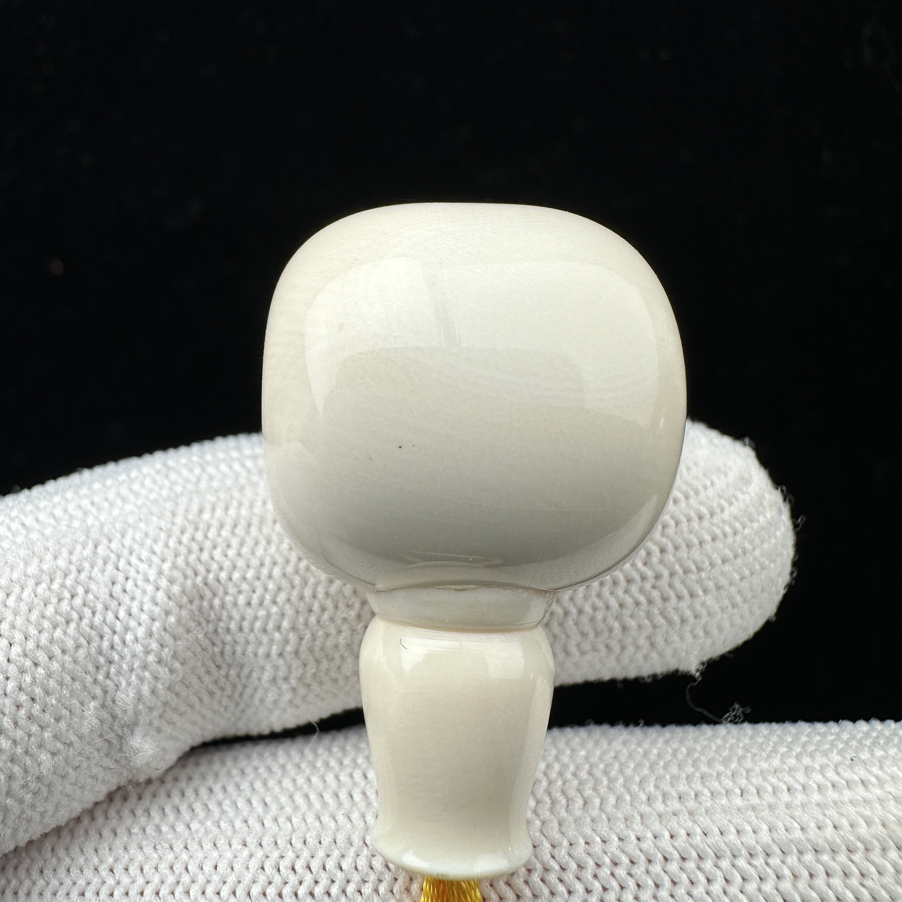 G1123天然猛犸牙三通20*32.7mm支持鉴定 假一罚四