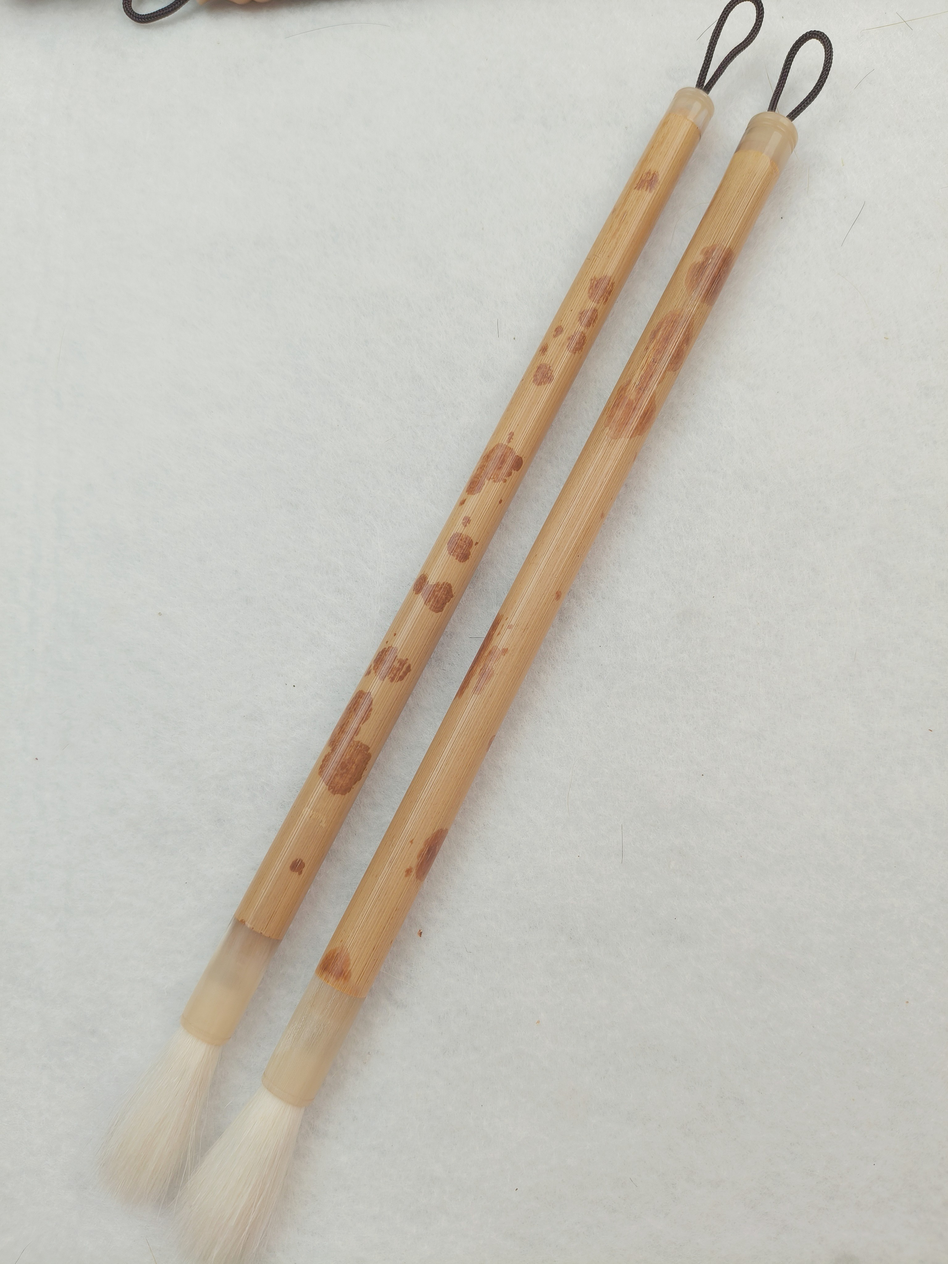 红湘妃牛角笔杆纯细腻光峰高档专业羊毫毛笔 篆 隶 级草书楷书