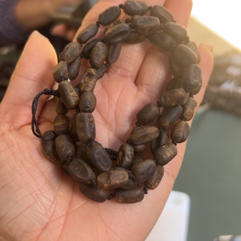 沉香手串红土乌身沉水19克卡0.6多样性发1条