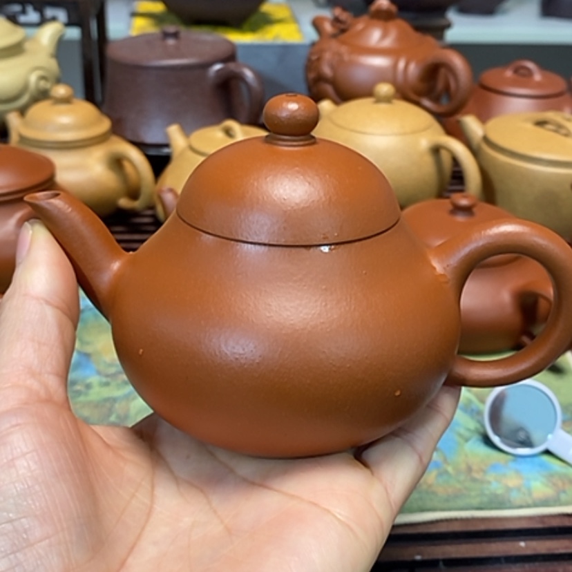 【闪购商品】紫砂茶壶朱泥半手工160毫升