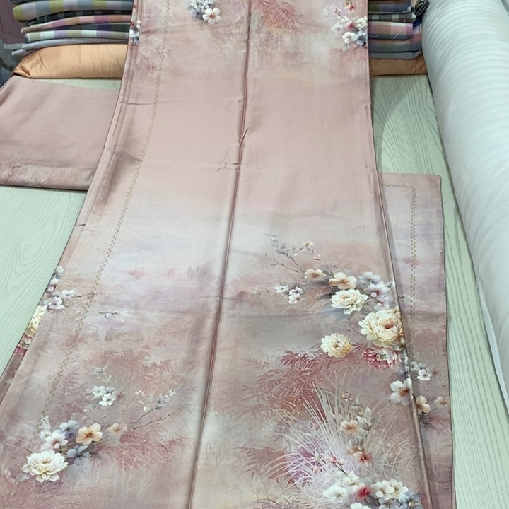 棉高端数码蚕丝4件套