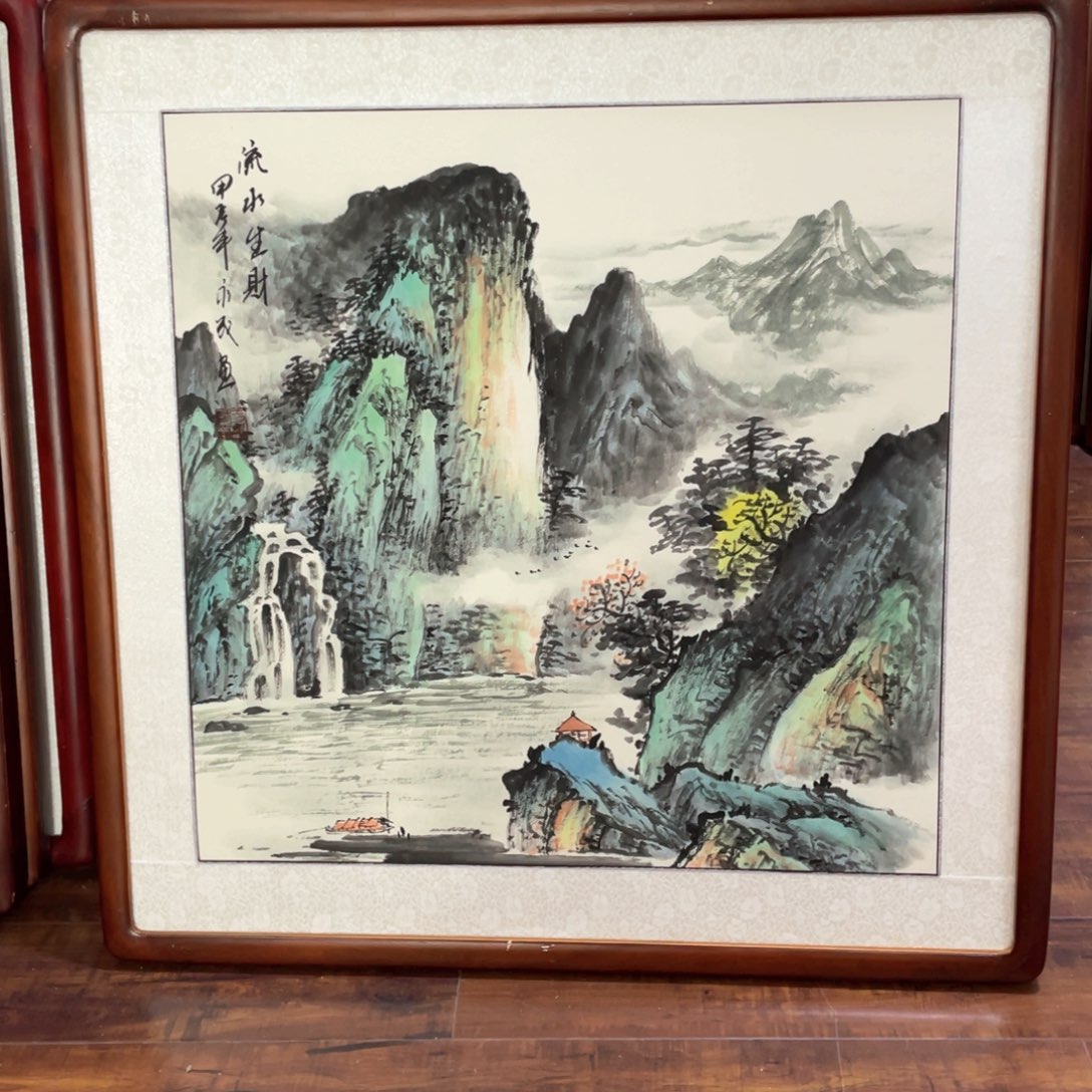 国画带框尺寸63*63厘米