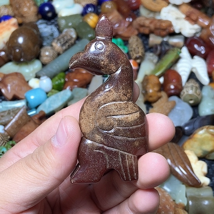 和田玉未镶嵌颈饰108