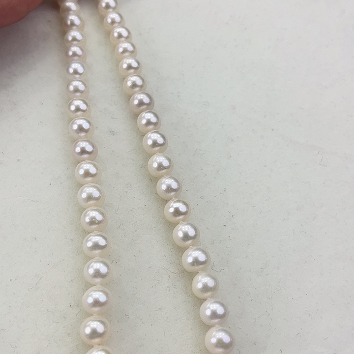 淡水珍珠颈饰银S925镶嵌卡8炫彩