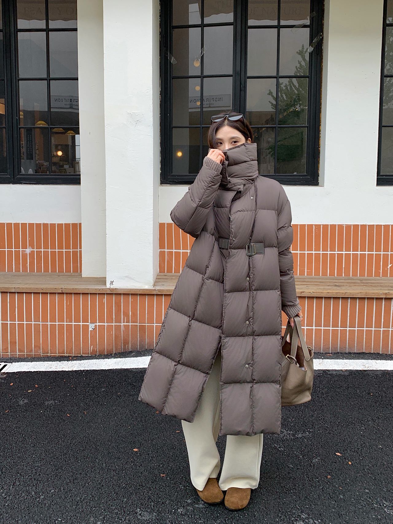 新款90绒羽绒服0下30度保暖柔软轻盈显瘦百搭潮流洋气女面包服学