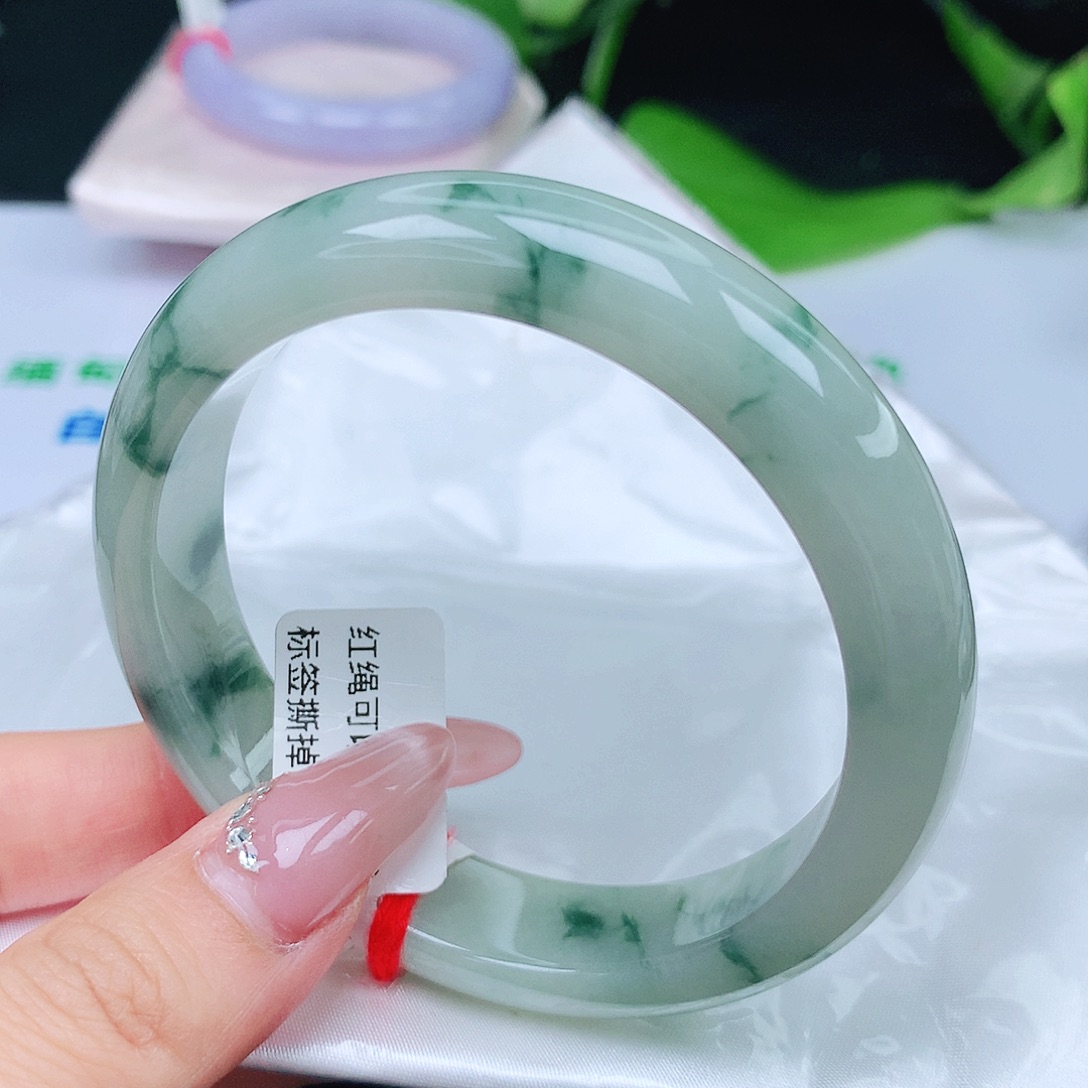 翡翠手镯未镶嵌57 56 57