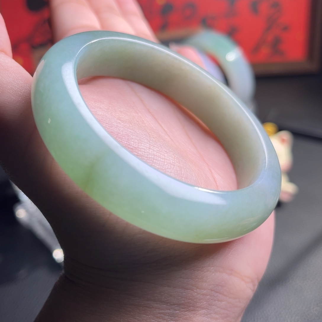 定制翡翠未镶嵌不退不换54-55-56