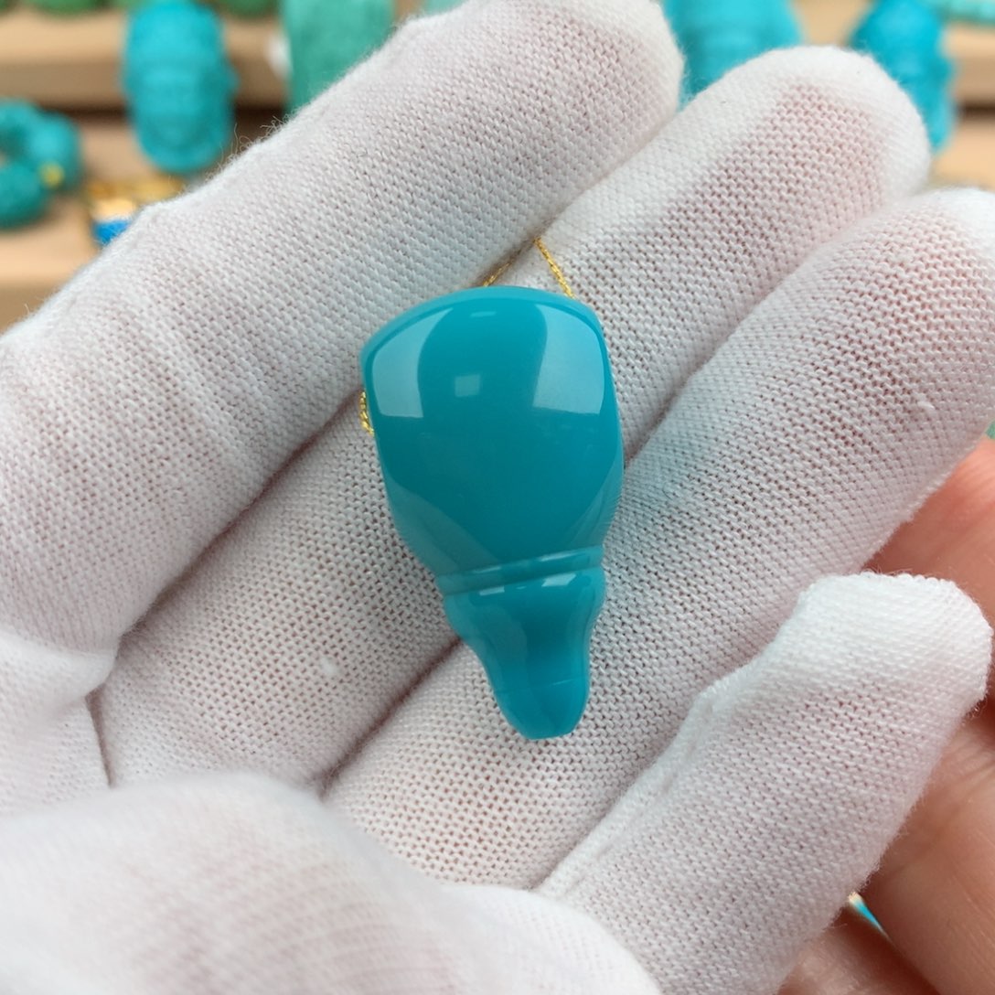 未镶嵌绿松石珠宝奇石万***车