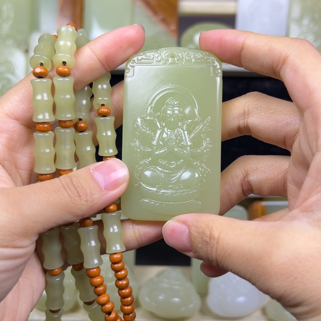 看***透新疆戈壁昆仑山料彩石原石盆景石一物一拍