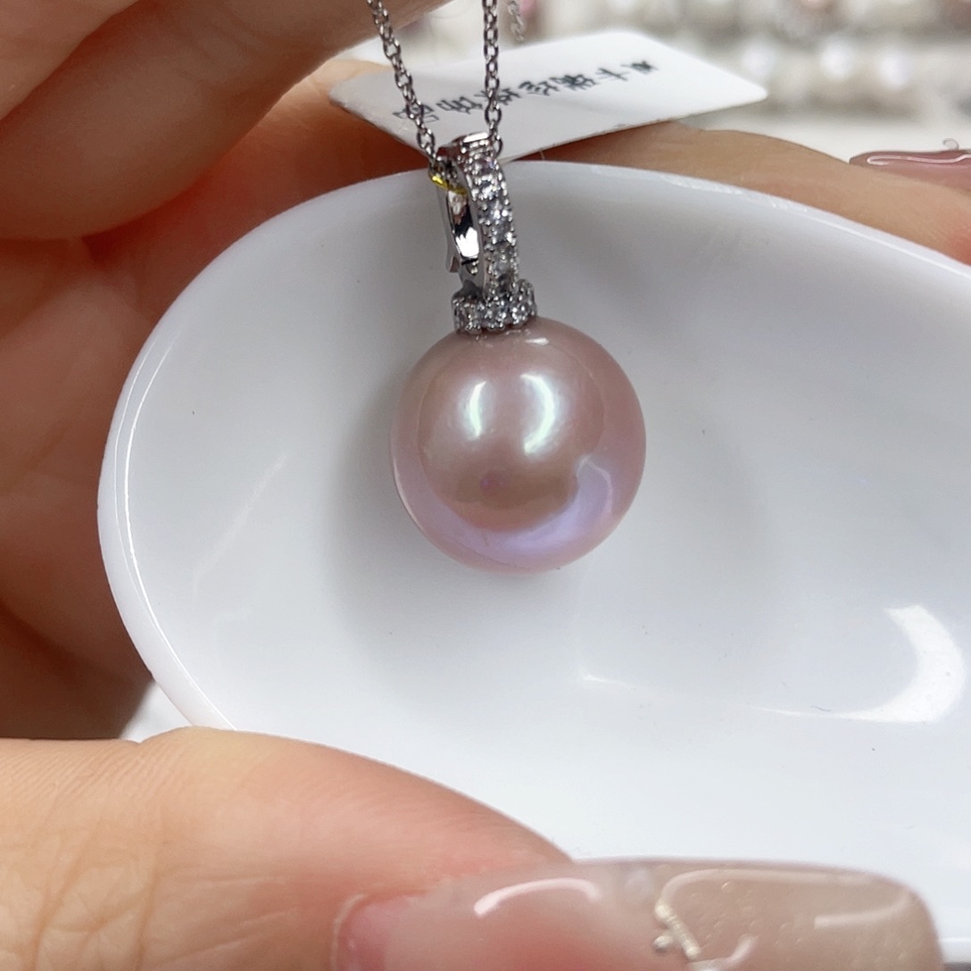 淡水珍珠未镶嵌吊坠(赠链)