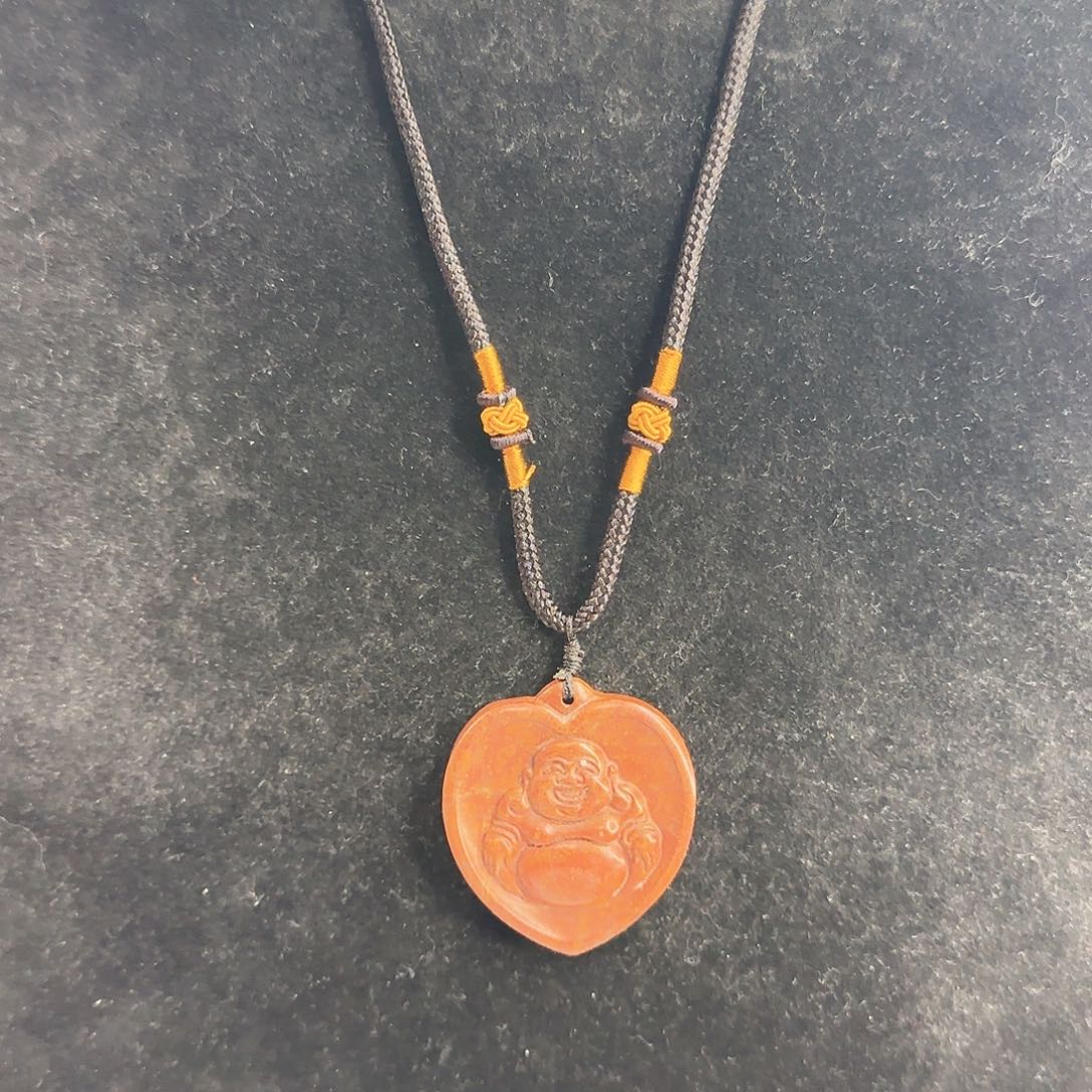 泗水砭石直播间炸福利笑口常开弥勒吊坠（限量福利）