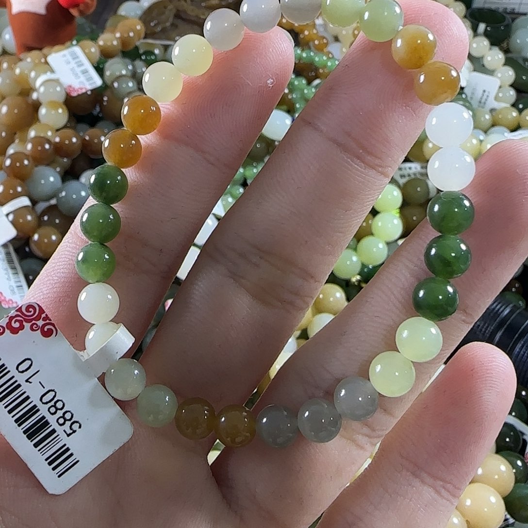 和田玉未镶嵌手链276