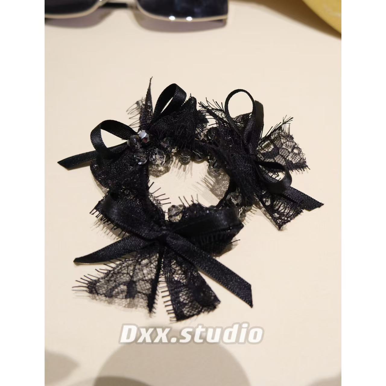 甜美原创设计女日韩发绳发圈网纱发饰44964