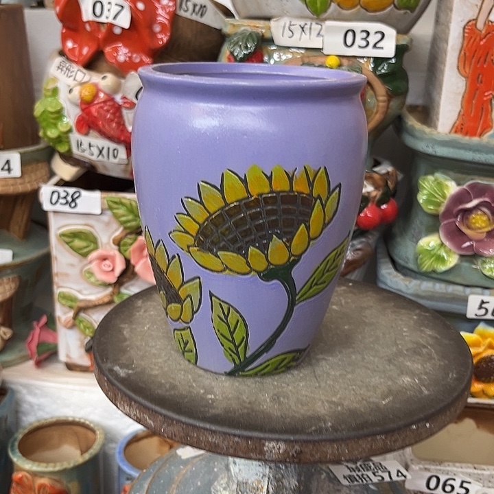 粗陶材质多肉花盆