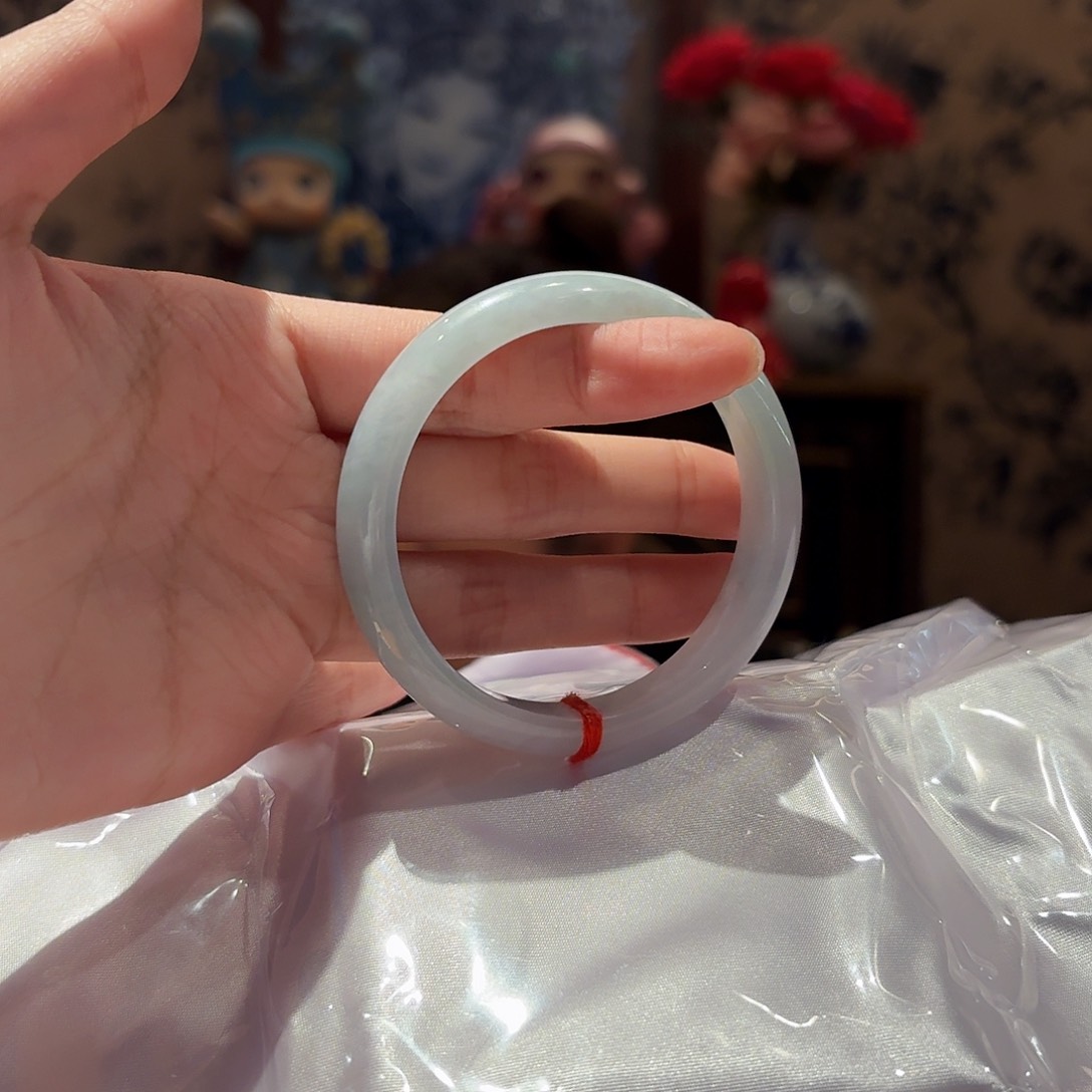 翡翠手镯未镶嵌54.5圈口