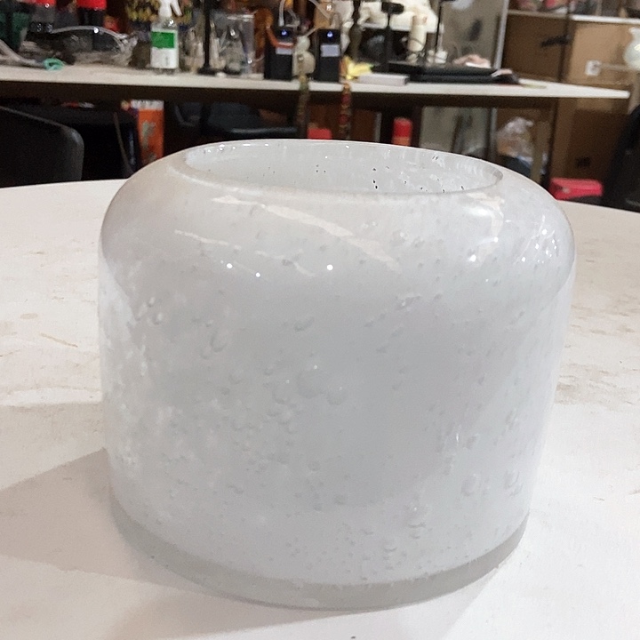 琉璃琉璃花瓶高11口9