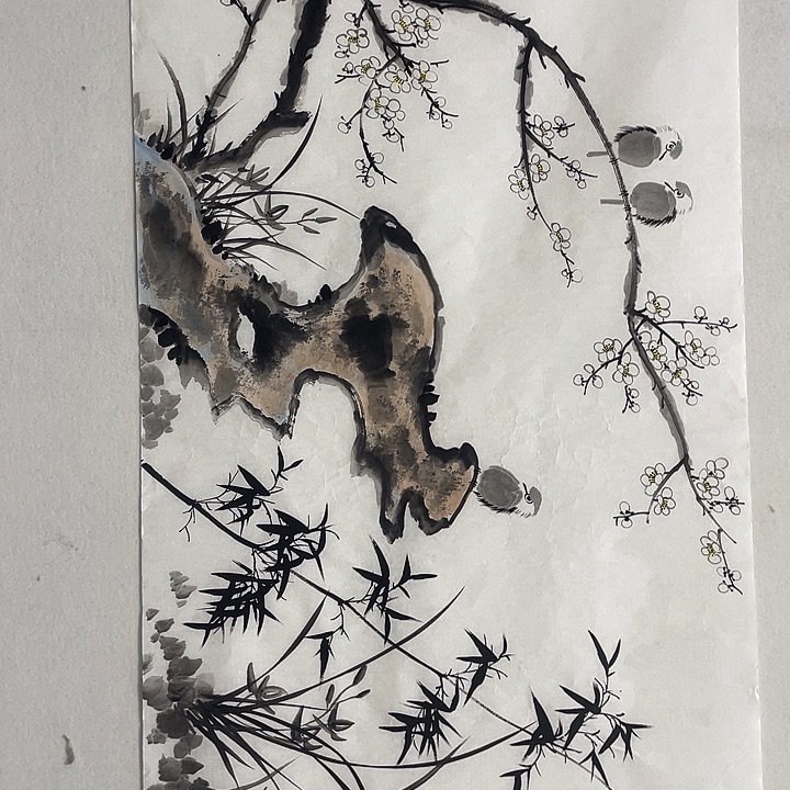 带灯款贾老师霍兰是花鸟